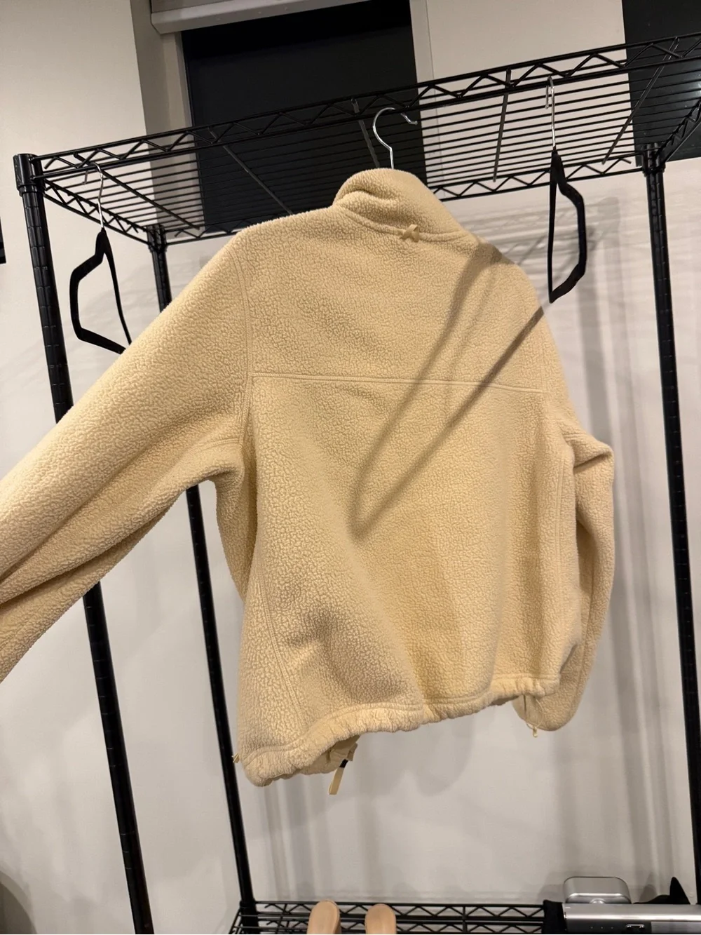 Teddy zip up sweater